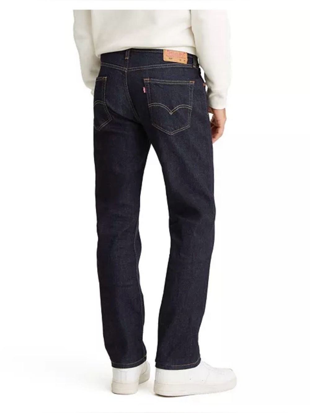 NWT Levi's 514 Straight Fit Men's Jeans in Dark Blue - 34/34